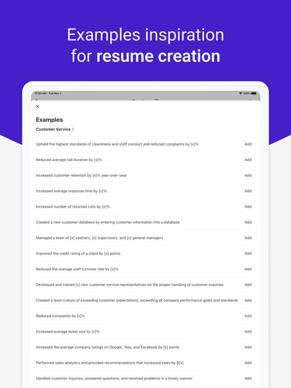 Resume Builder: PDF Resume App screenshot 4