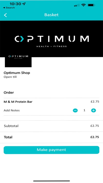 Optimum Order App