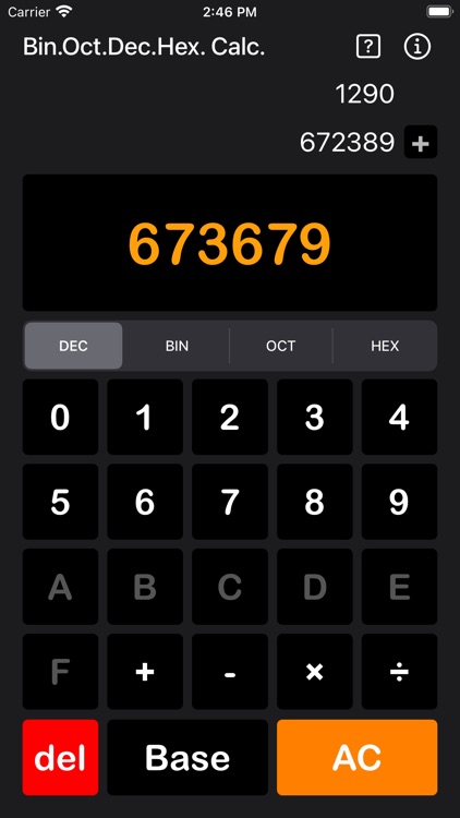 Bin Oct Dec Hex Calculator screenshot-8