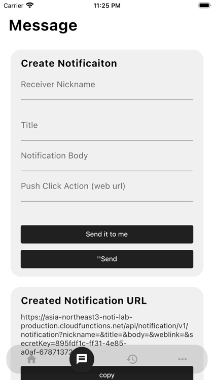 NOTILAB - URL Push Send App screenshot-4