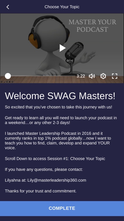 Master Your Swag