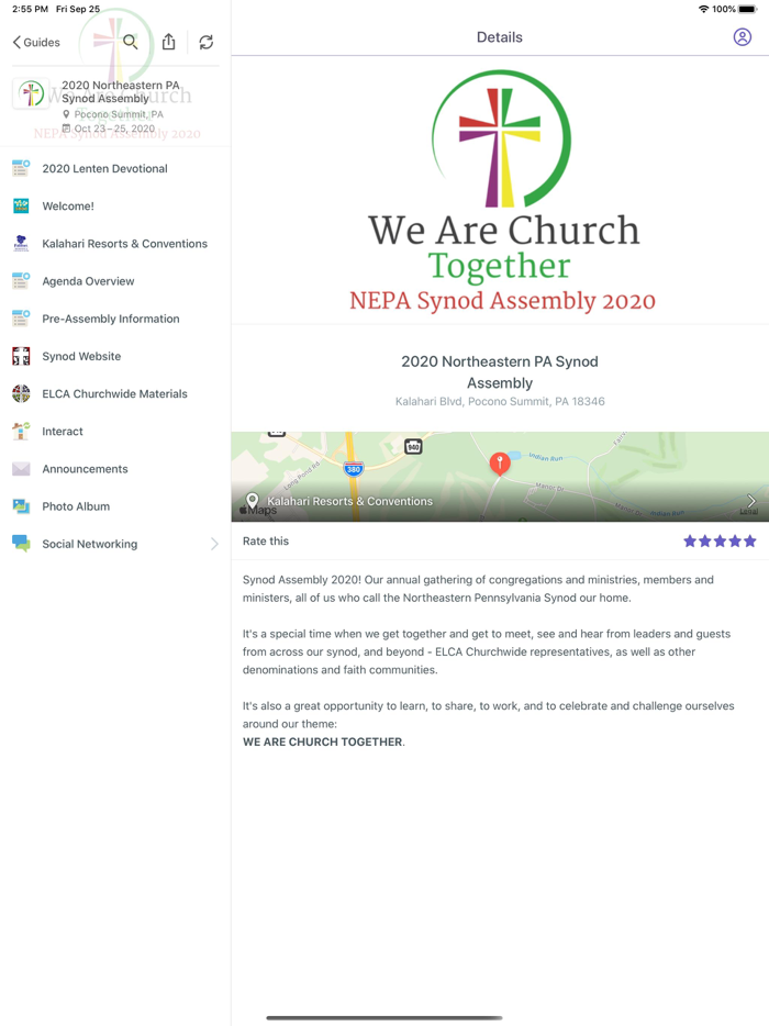 ELCA Organizations  Events