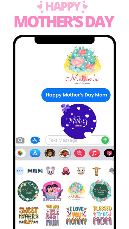 Mother's Day Wishes & Stickers