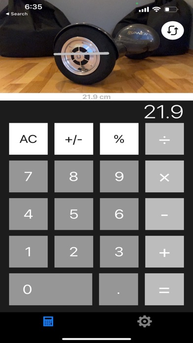 Calculator + AR Ruler BLACK #1 Screenshots