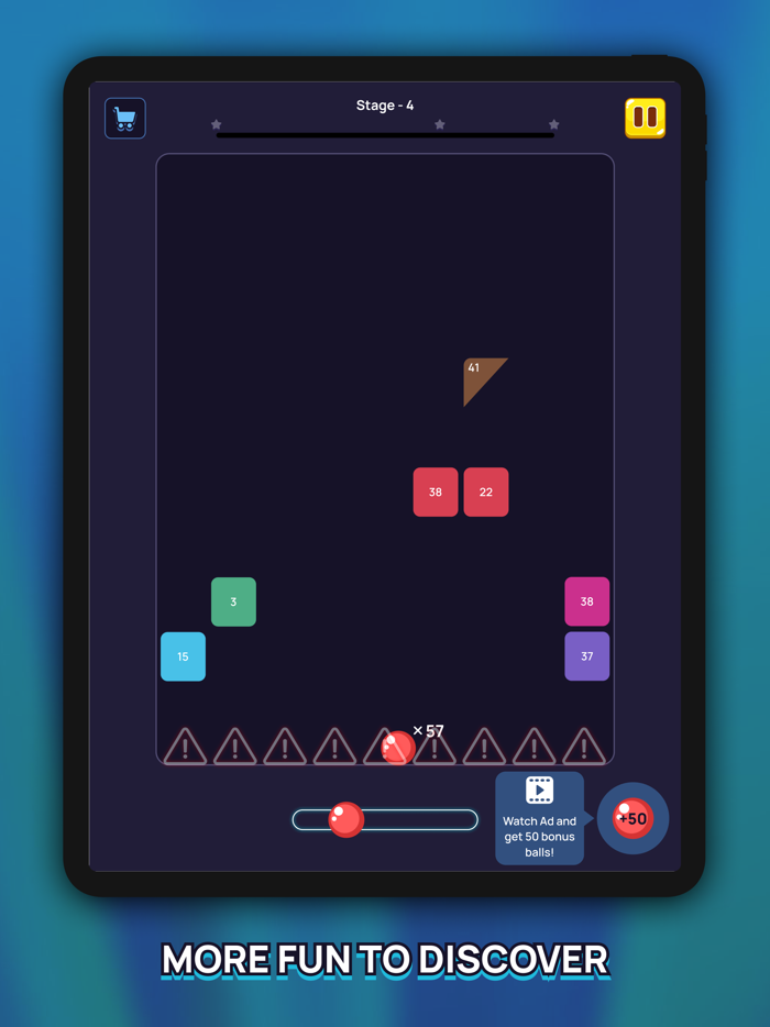 Bricks game Balls crusher