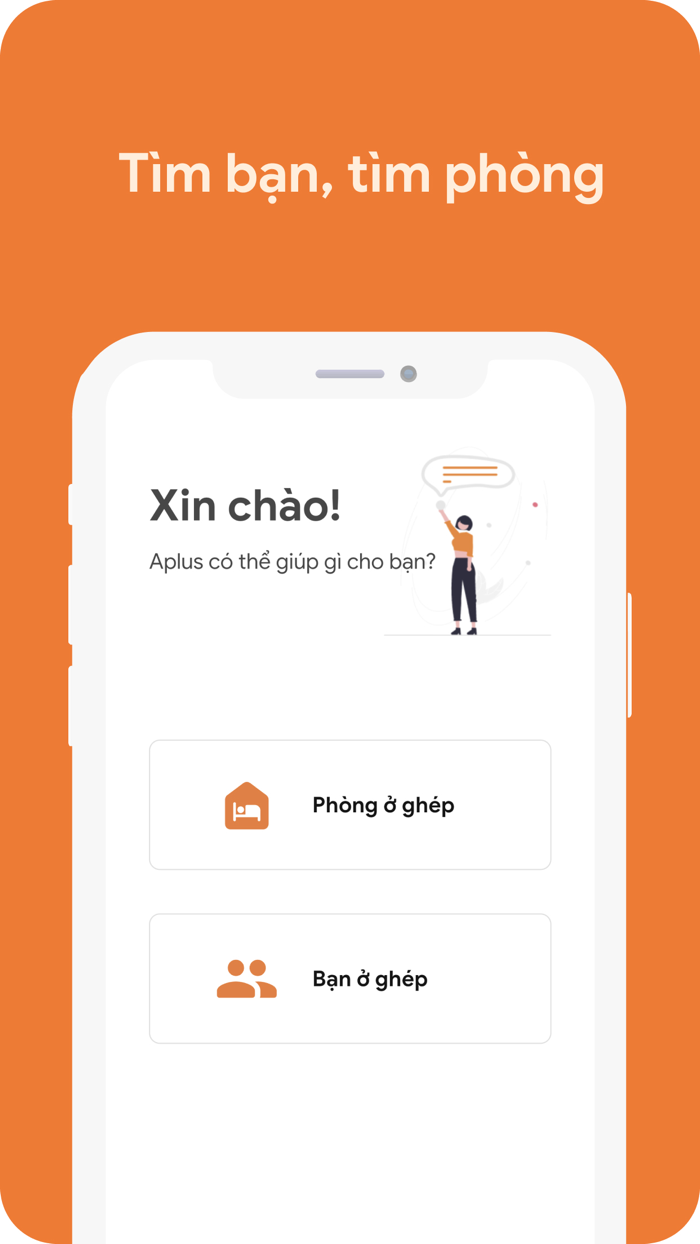 Aplus - Tìm phòng, bạn ở ghép