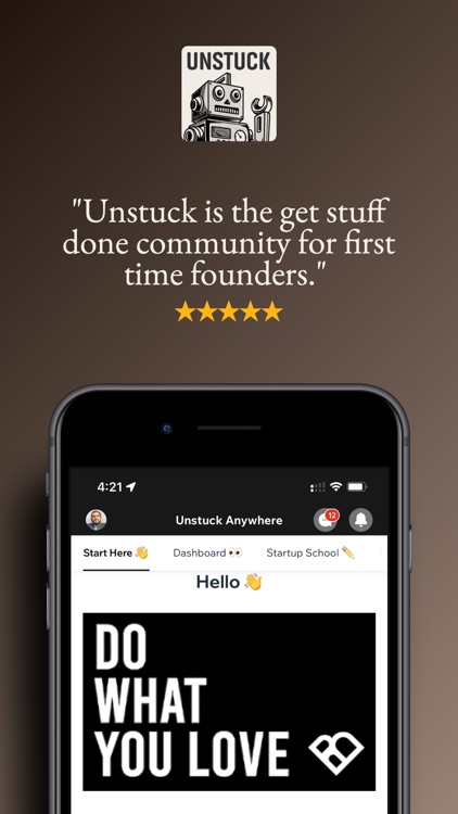Unstuck Anywhere for Founders