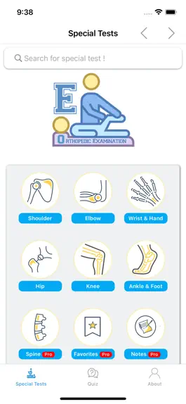 Game screenshot Orthopedic Examination Lite apk