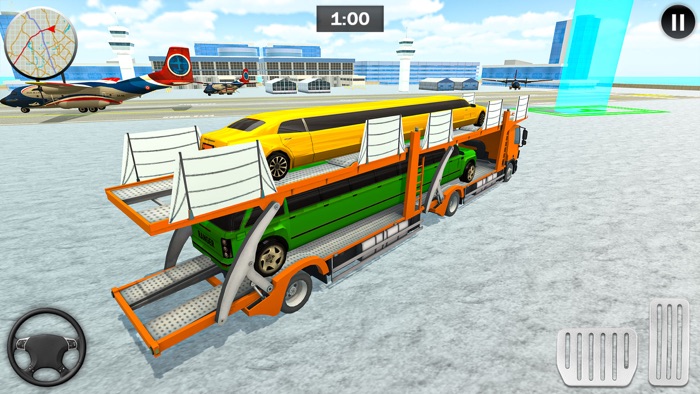 Limo Car Transport Truck Games