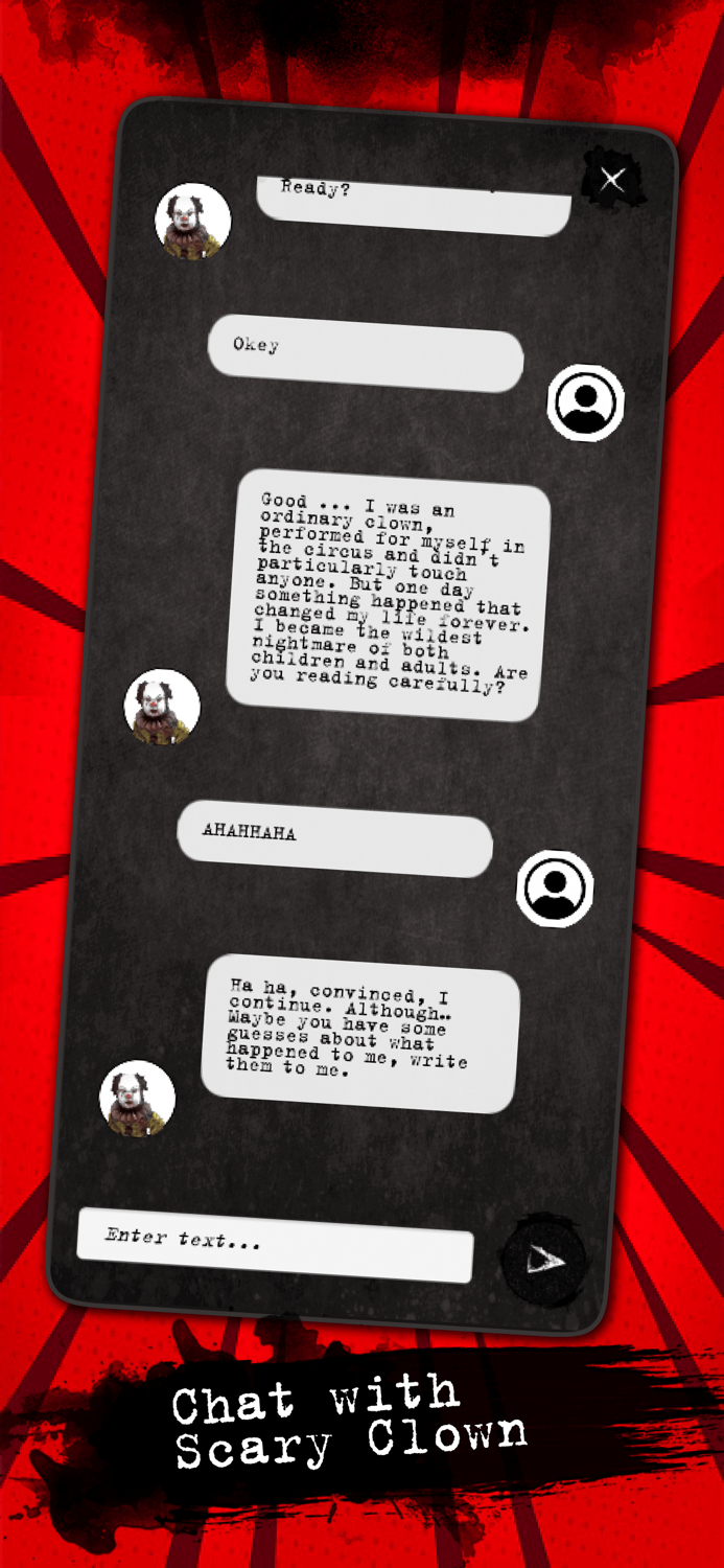 AR scary Fake Call and Chat