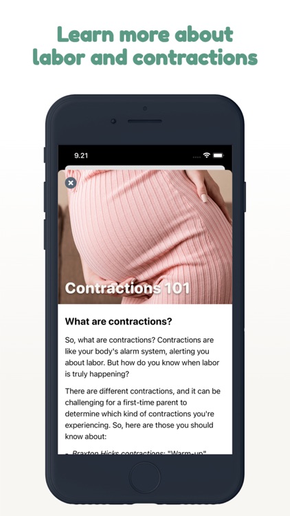 Contraction Timer by Preggy screenshot-3