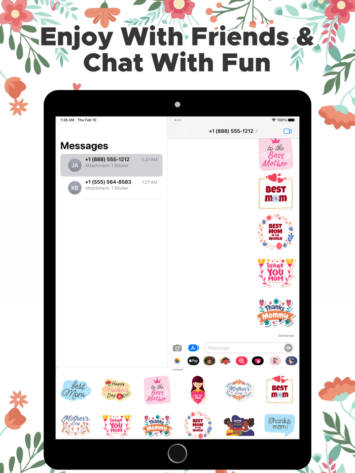 Mothers Day Stickers