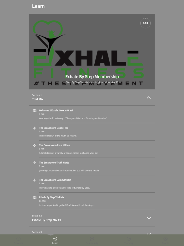 Exhale By Step Fitness LLC