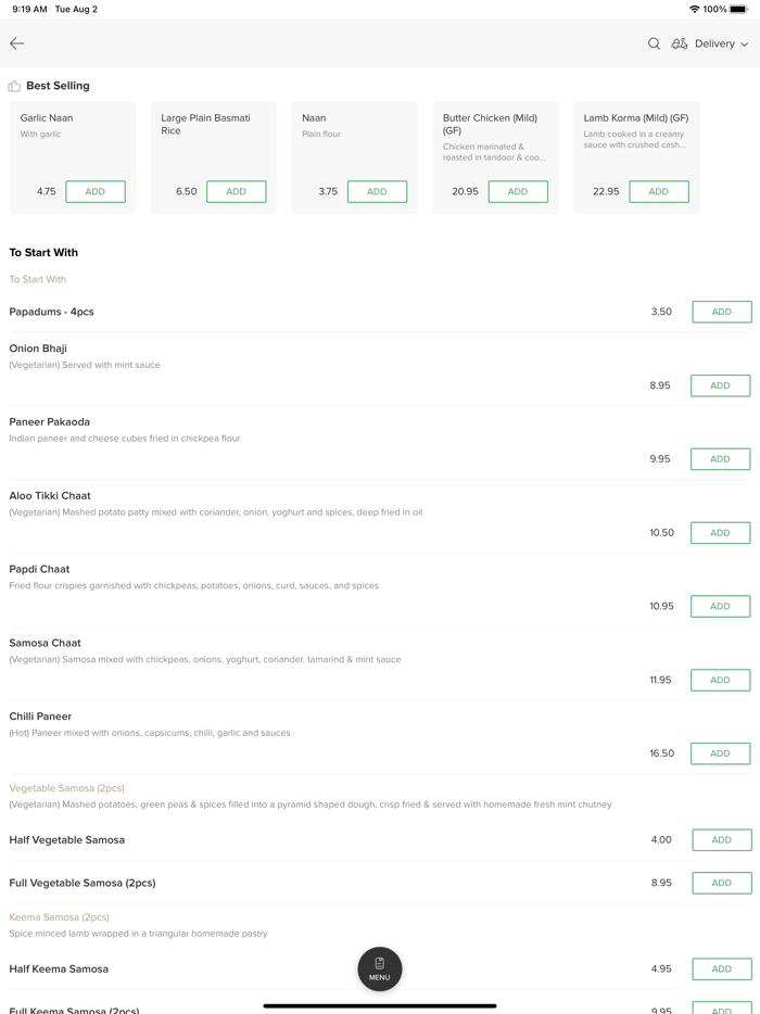 Taj Tandoori Indian Restaurant