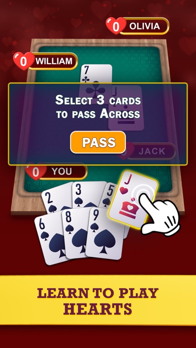 Hearts - Deal and Play! screenshot 2