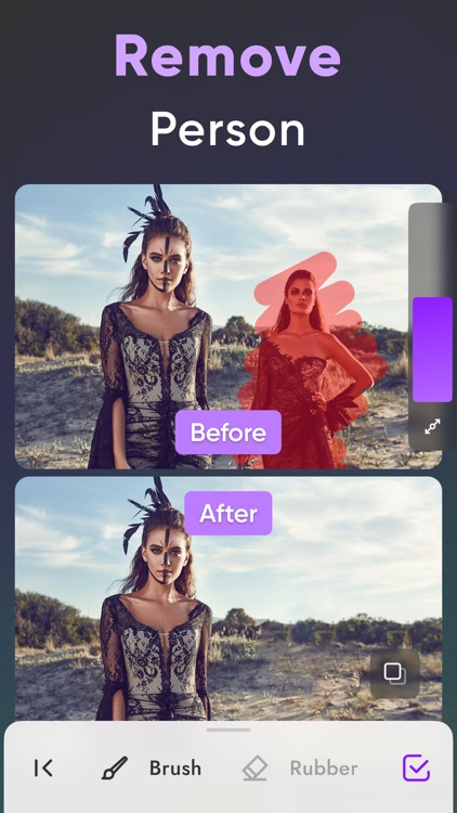 Remove objects and background+