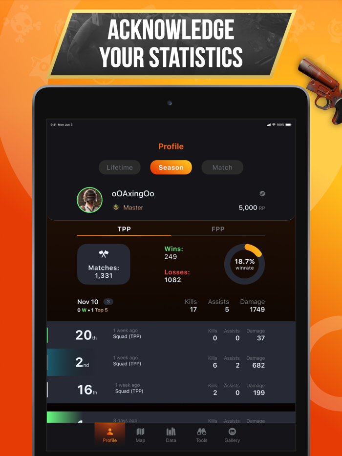 Stats, Hacks  Maps for PUBG