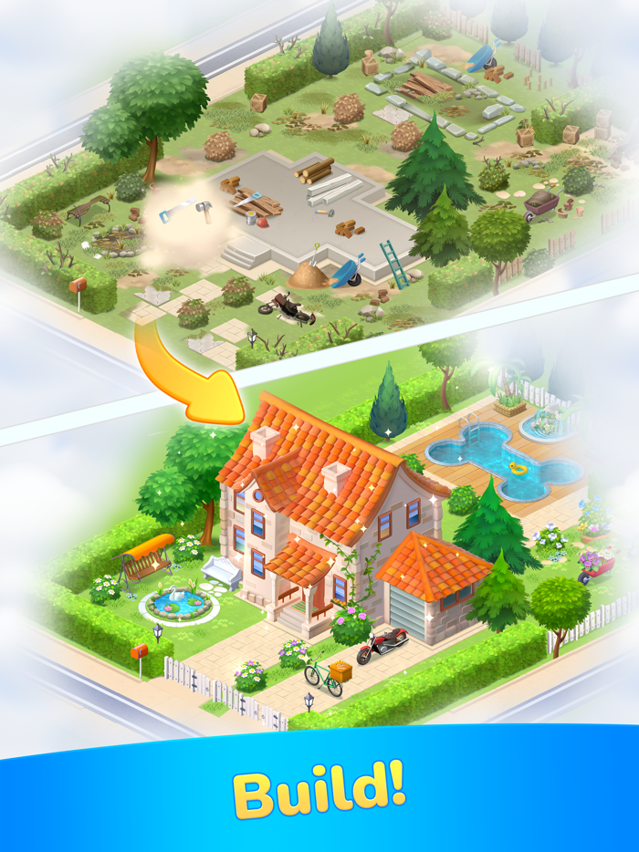 Tile Town Match Puzzle Game