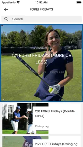 Game screenshot PGA Women's Clinics hack