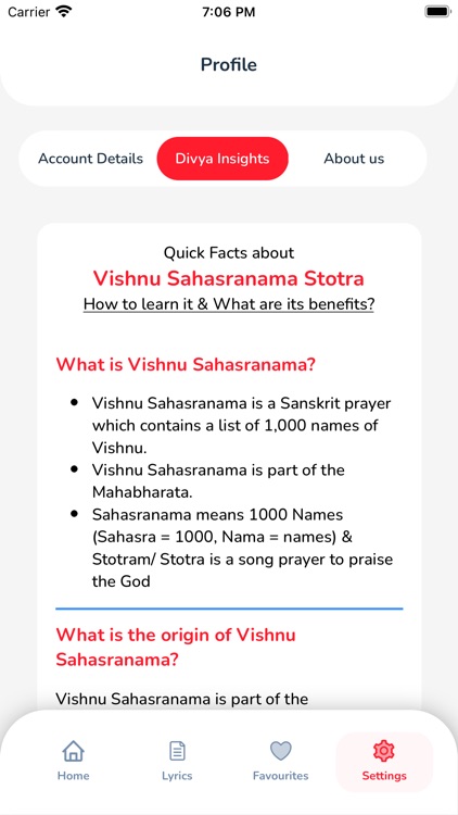 Vishnu Sahasranama Stotram