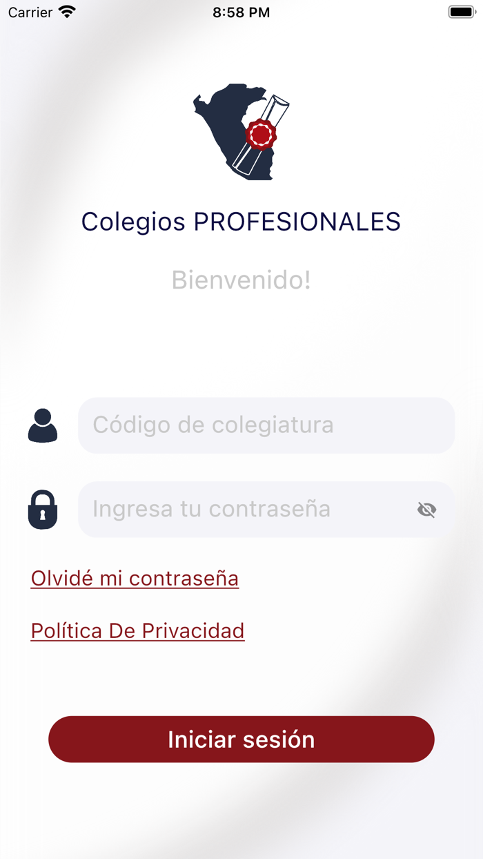 App Colegios Profesionales