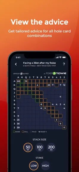 Game screenshot PokerSnowie Preflop hack