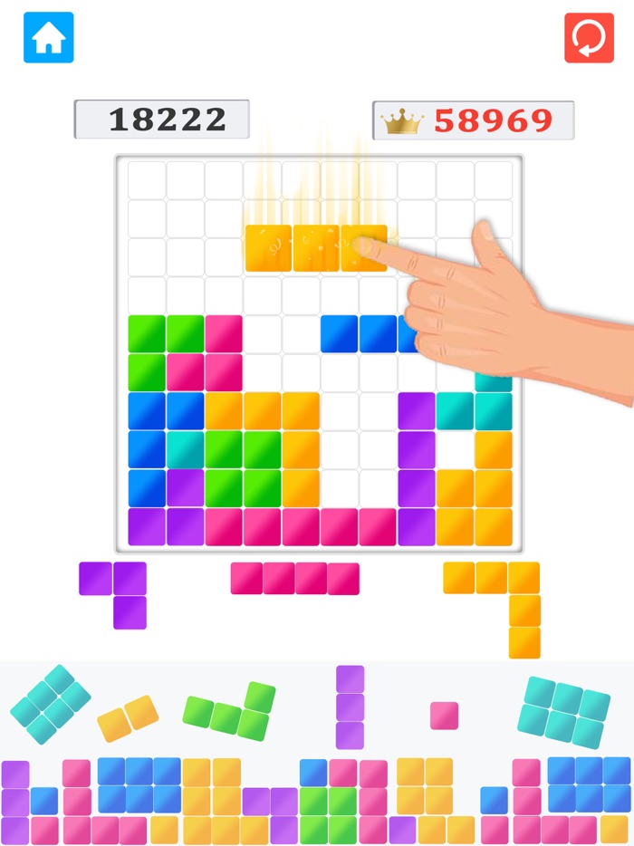 Puzzle Blocks Color Tiles Game