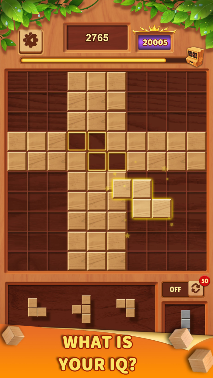 Block Puzzle - Wood Cube Game