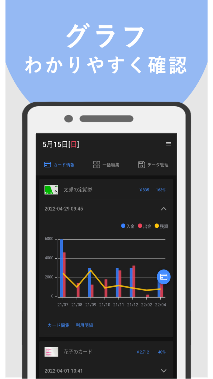 Suica＆PASMOリーダー