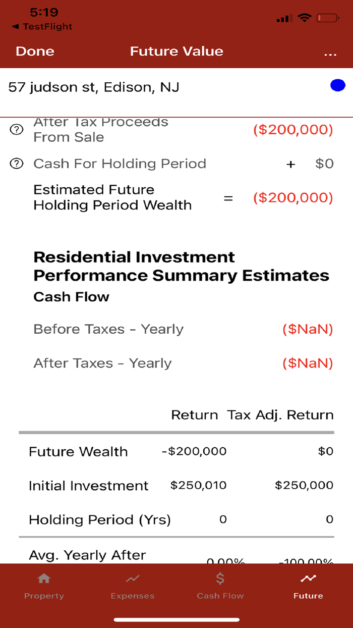 Investment Property Analyzer