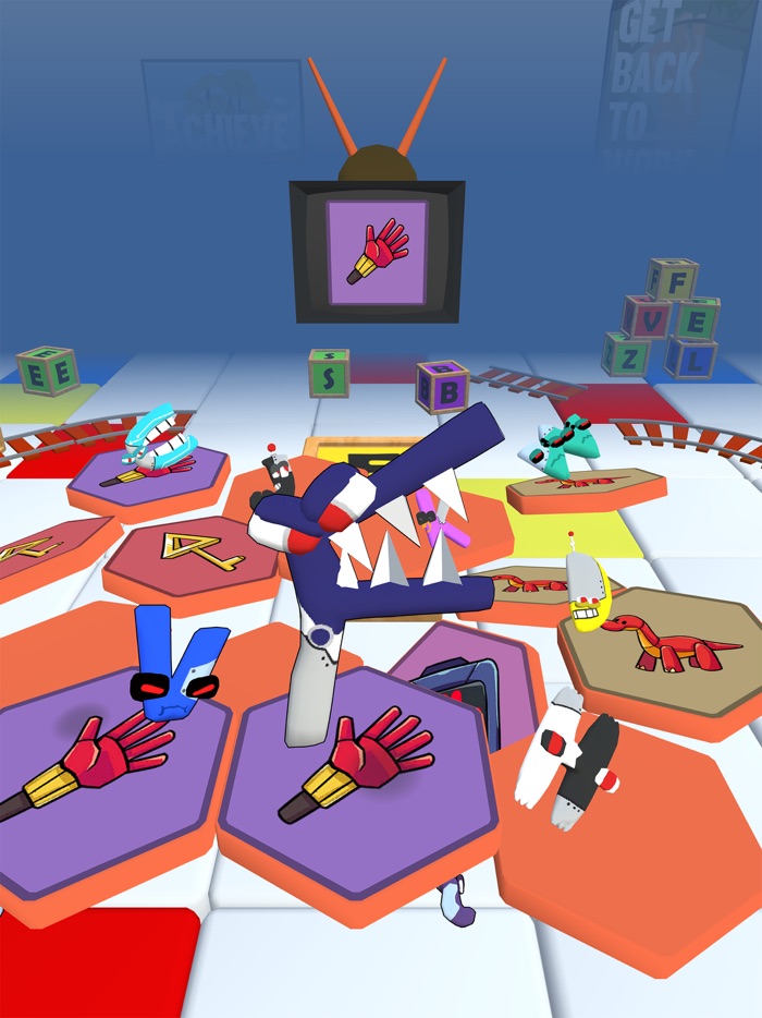 Alphabet Fall.IO - Match Race