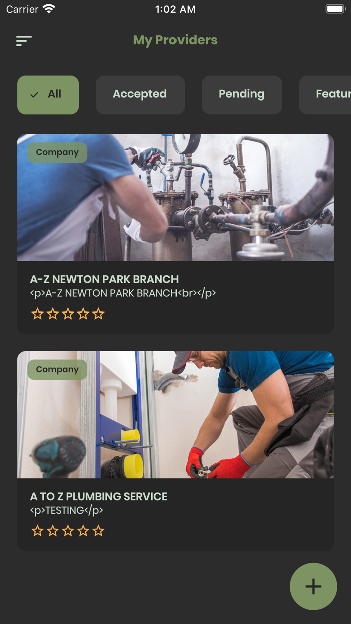 SA HOME SERVICES PROVIDER