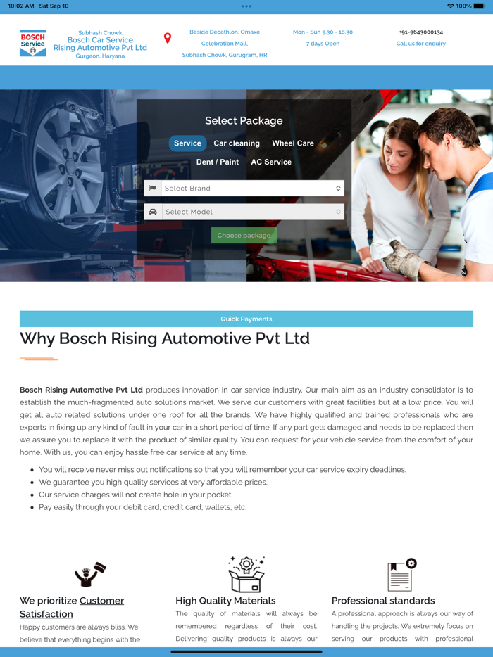 Bosch Car Service Gurgaon