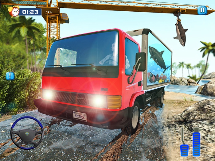 Sea Animals Truck Driving Game