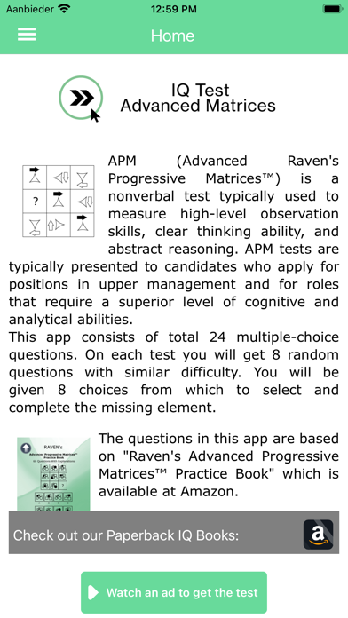 RPM Practice IQ and Brain Test by Perfect Consulting B.V.