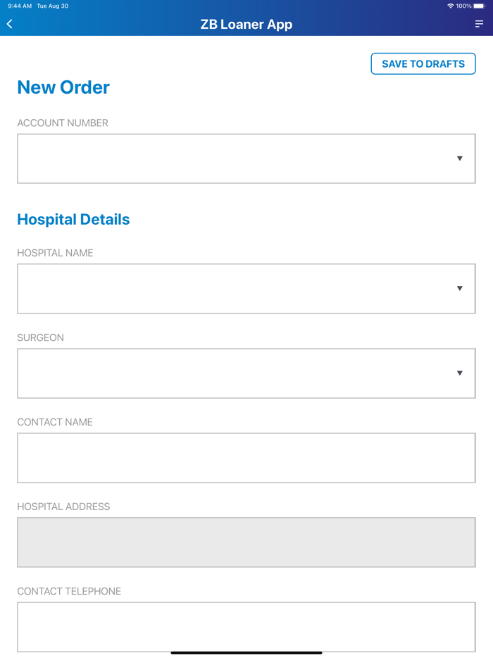 ZB Loaner App Belgium