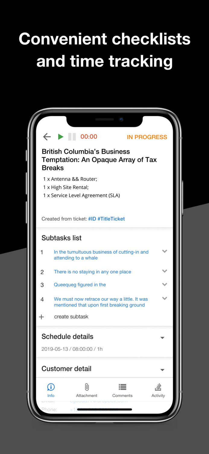 Splynx scheduler application