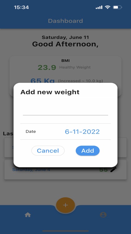 BMI Weight tracker health screenshot-4