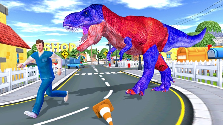 Monster Dinosaur City Fight