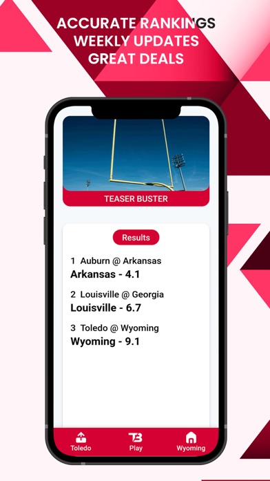 TeaserBuster - NCAAF Predictor screenshot 3