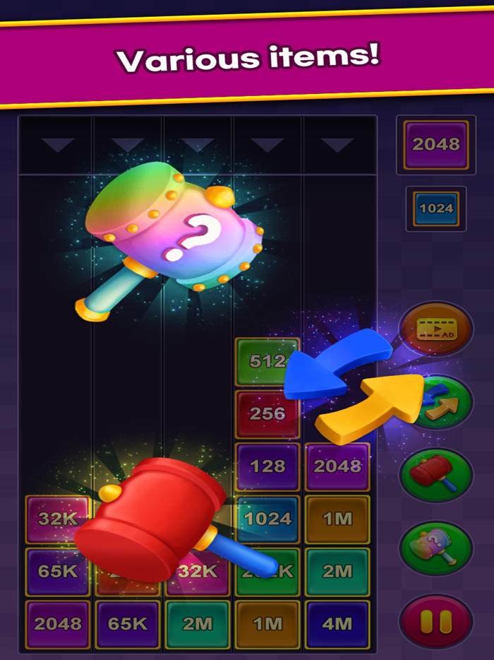 Number One - 2048 Merge Game