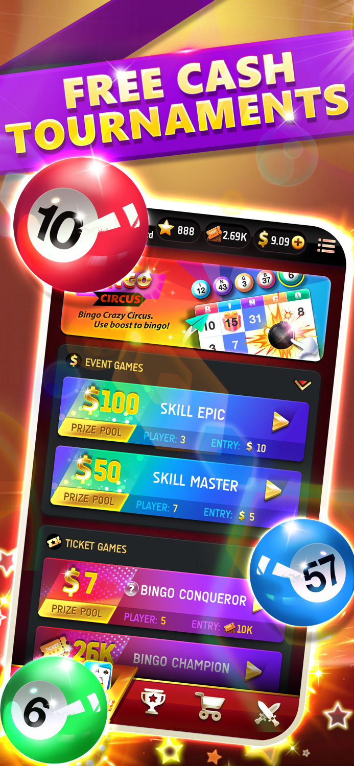 Pocket Bingo：Win Real Money