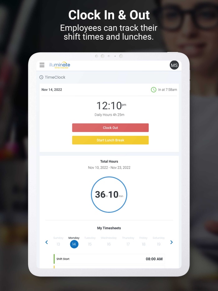 Illuminate Time Tracker