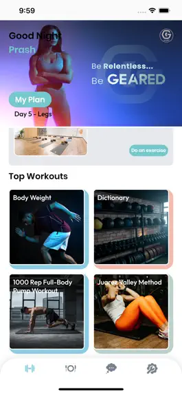 Game screenshot Geared: Your personal trainer apk