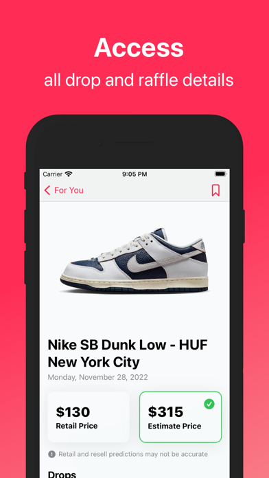 Sneaker Releases by DropFeed Screenshot