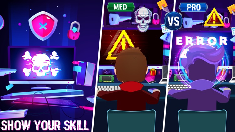 Cyber Hackers Hero Game screenshot-3