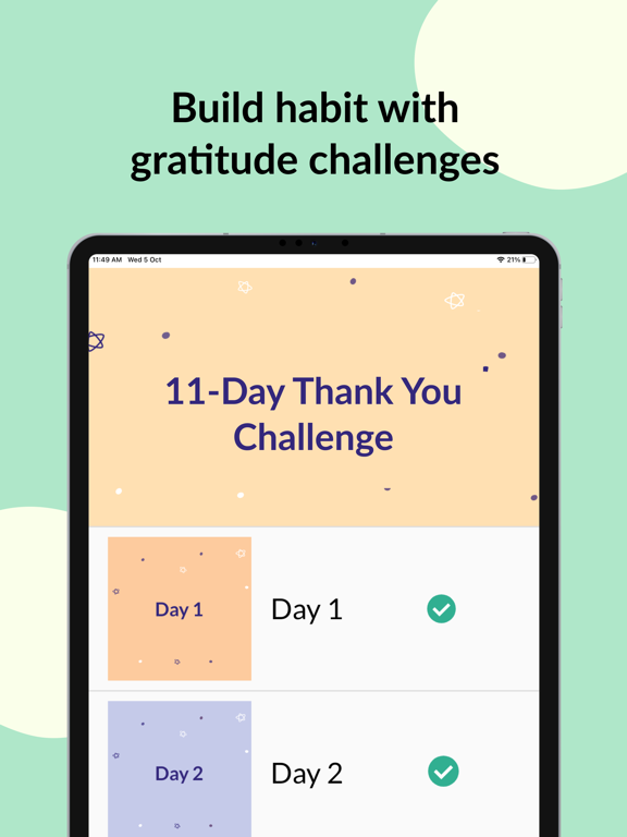 Gratitude Journal, Affirmation screenshot 3