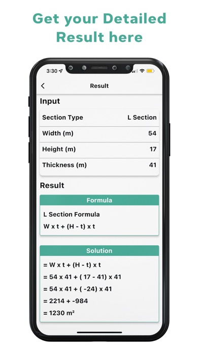 Cross Section Area Calculator screenshot 4