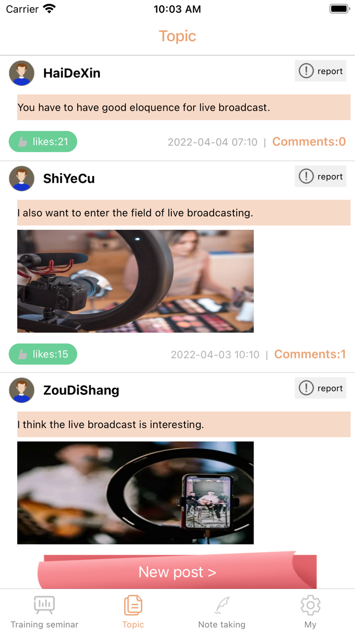 Live one-on-one lectures