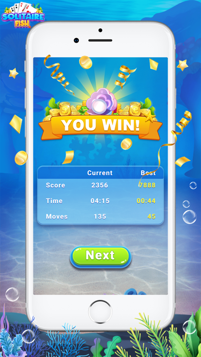 Solitaire Ocean Treasure screenshot 4